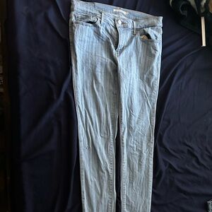 Levi's Low Rise Light Blue Skinny Jeans for Women